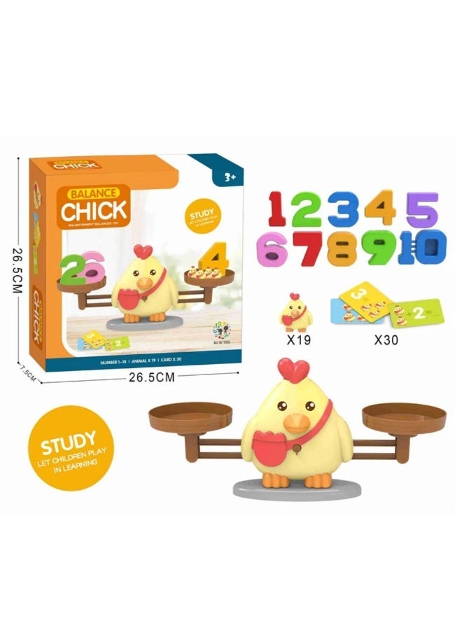 Kids Balance Chick Educational Toy – Numbers Learning & Counting Game – Ages 3+ - Image 2